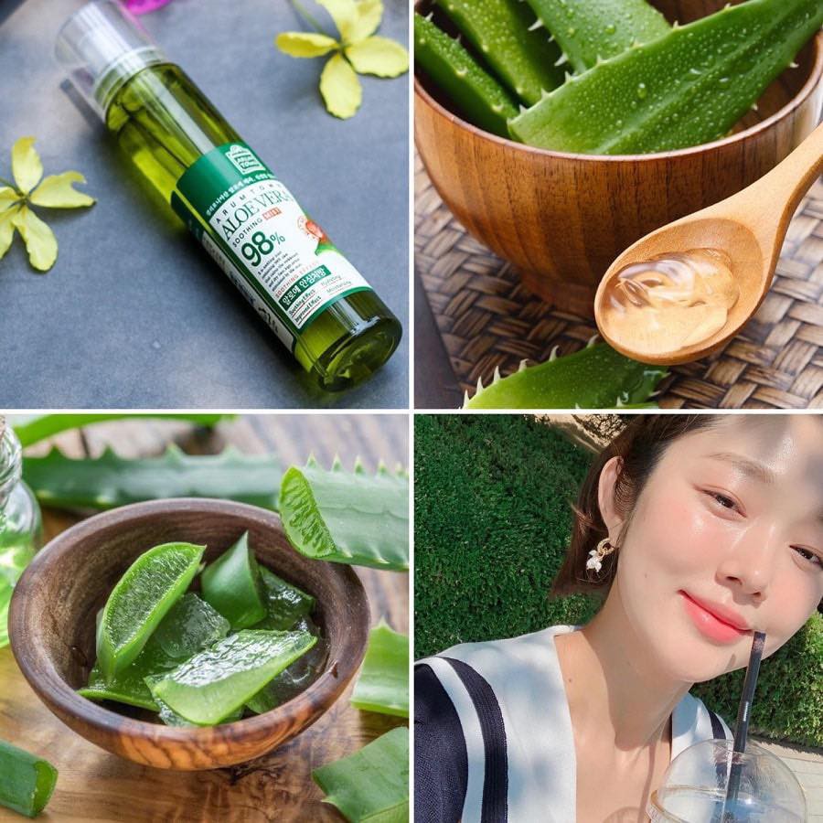 Xịt Khoáng Aloe Vera Soothing Mist 98%  Hàn Quốc làm dịu da