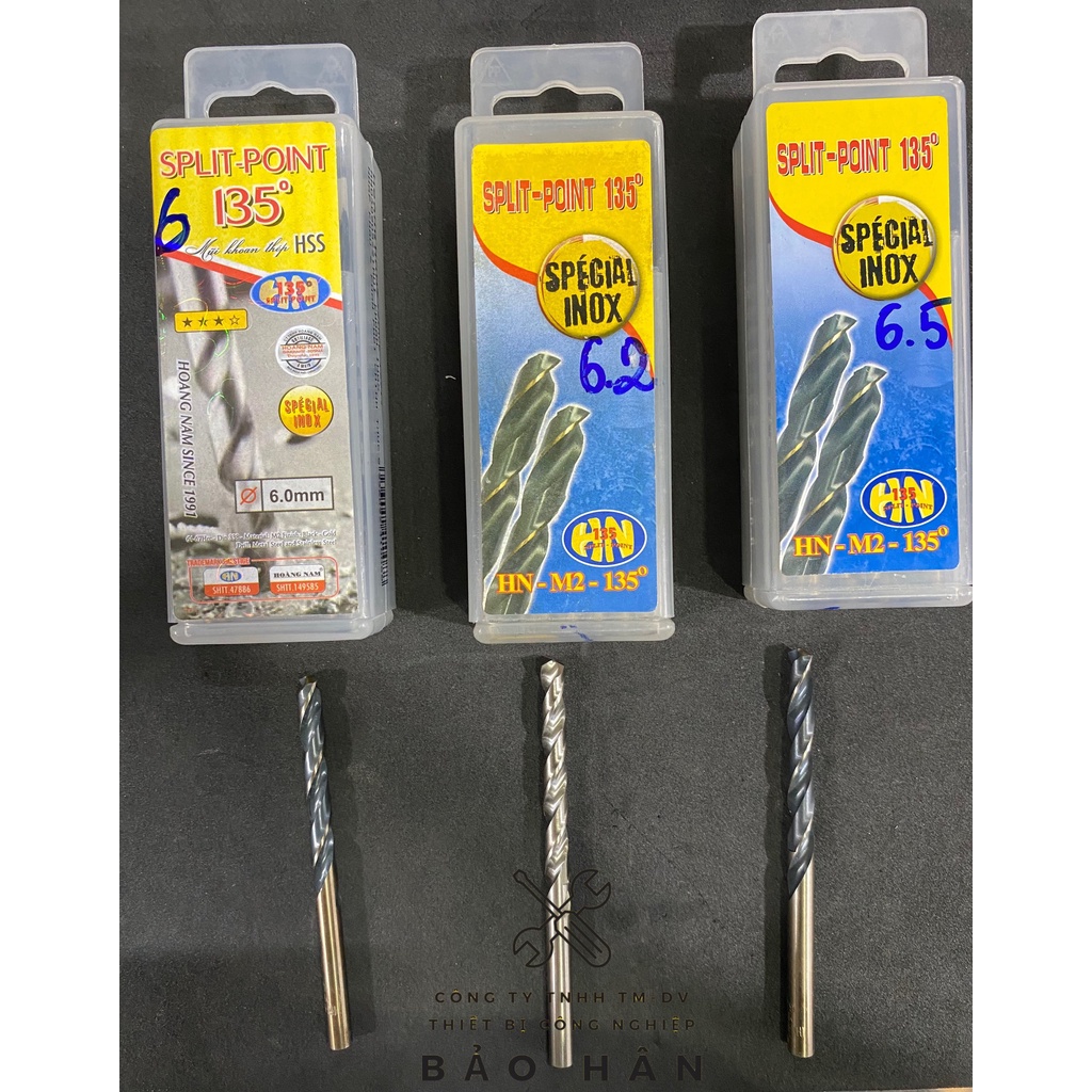 Mũi khoan sắt - inox Hoàng Nam