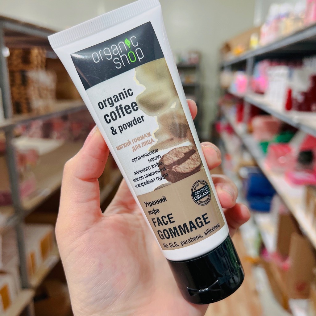 Tuýp tẩy da chết Cafe oganic rẻ