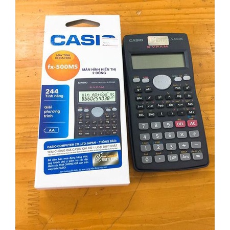 Máy tính Casio học sinh FX500 MS - Máy tính học sinh cầm tay