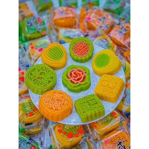 1kg Bánh nướng mini nhân hoa quả, trứng muối, nhân chay mix nhiều vị/ Bánh hạt dẻ