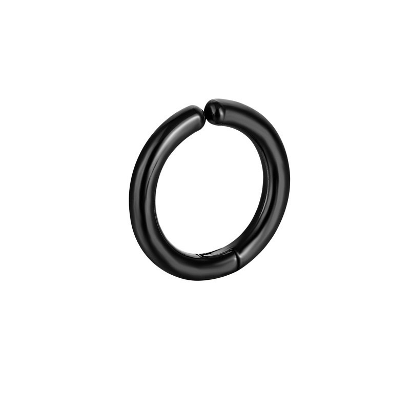Khuyên tai nam nữ unisex trơn kẹp mỏng không cần bấm lỗ, bông tai titan không gỉ thời trang - KTU0030 - ChuotsStory