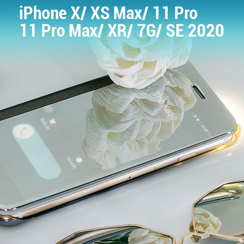 Bao da tráng gương clearview cho iPhone X/ XS Max/ 11 Pro Max/ 11 Pro/ XR/ 7G/ SE 2020