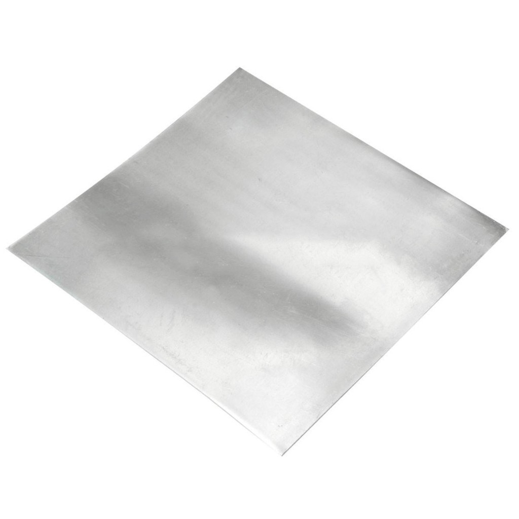 1 Tấm lá kẽm nguyên chất độ tinh khiết cao 100 * 100 * 0.5mm cho khoa học