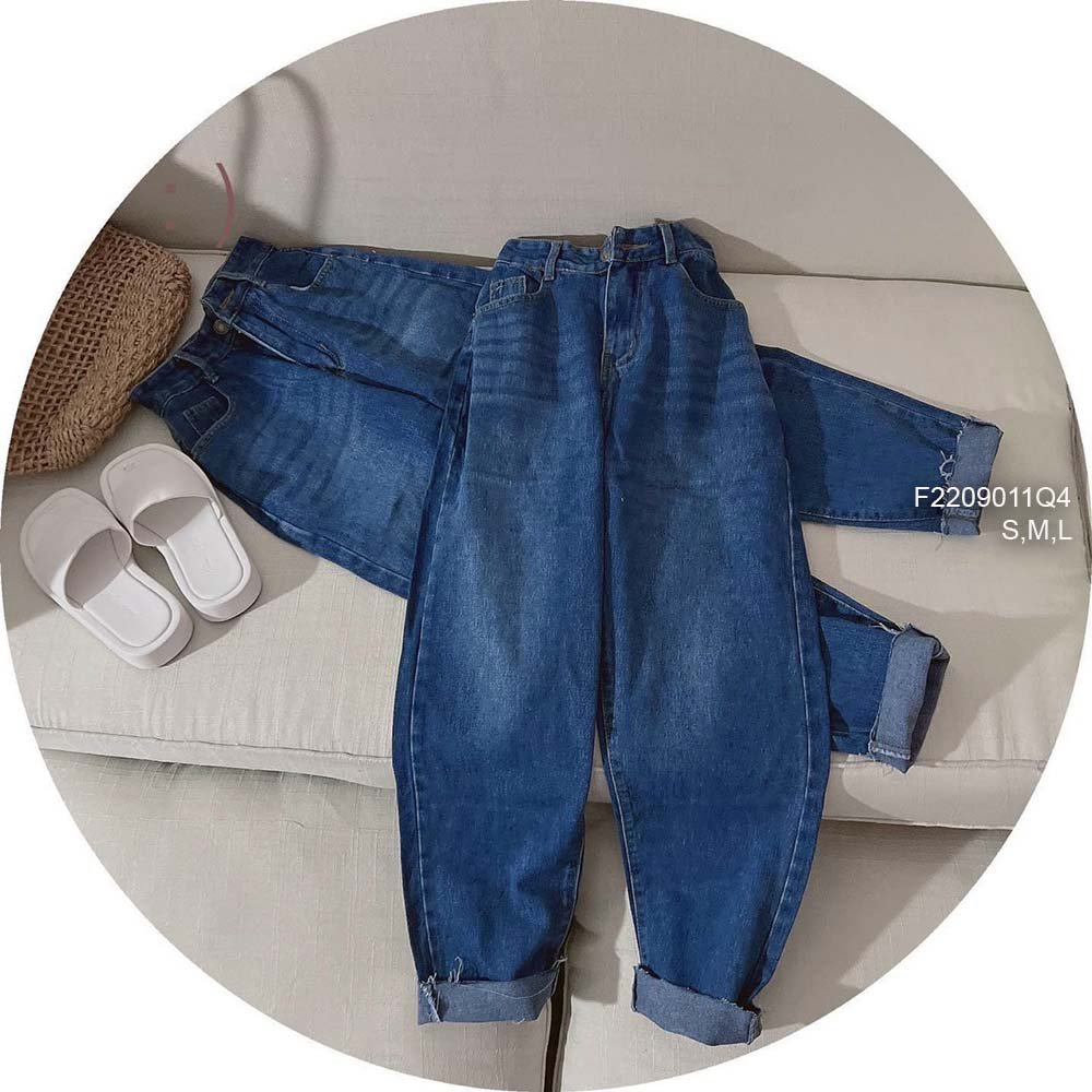 Quần baggy jean lưng cao hàng đẹp! (hình chụp thật)