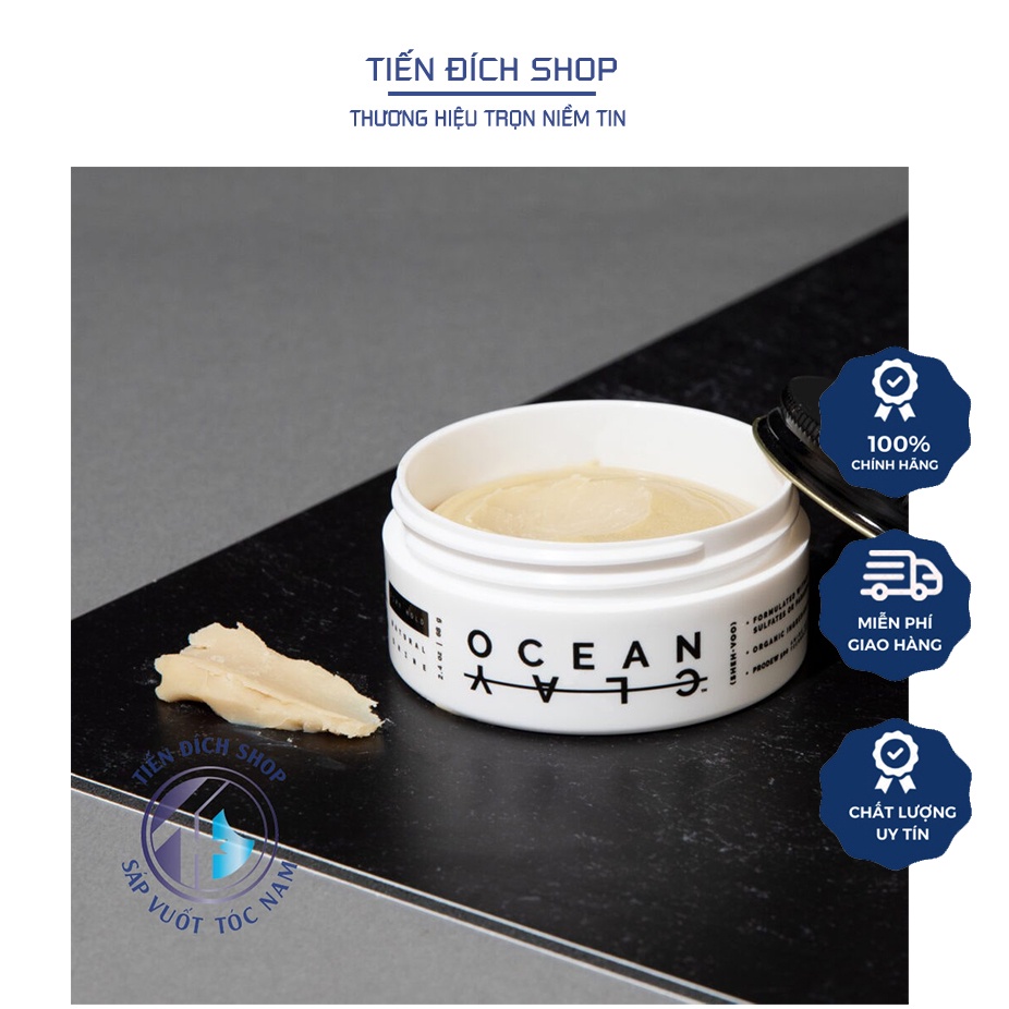 Sáp vuốt tóc nam  Ocean Clay 70ml từ Mỹ