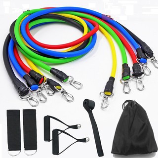 Bộ 5 dây ngũ sắc đàn hồi kháng lực tập gym , fitness , yoga