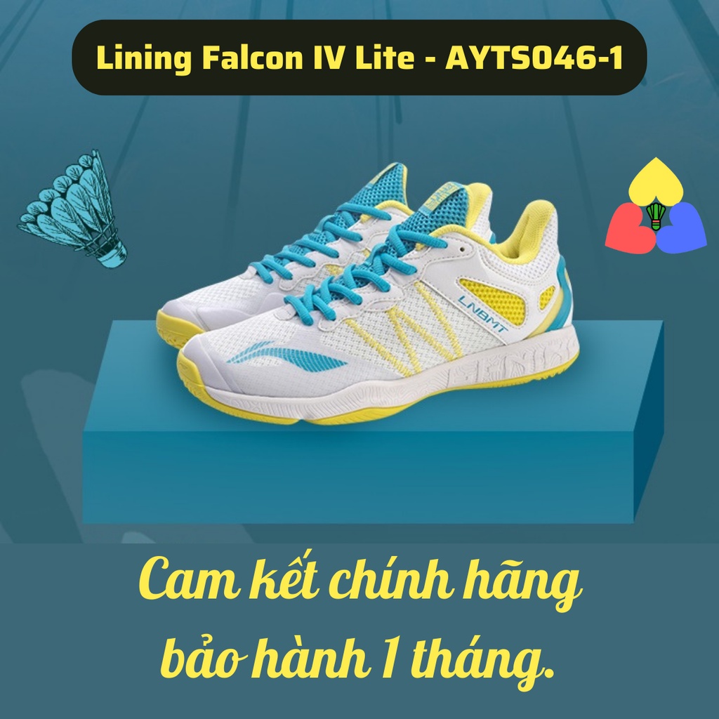 Giày Cầu Lông Nữ Lining AYTS046-1 Hàng Chính Hãng Bảo Hành 1 Tháng Mới Nhất 2022