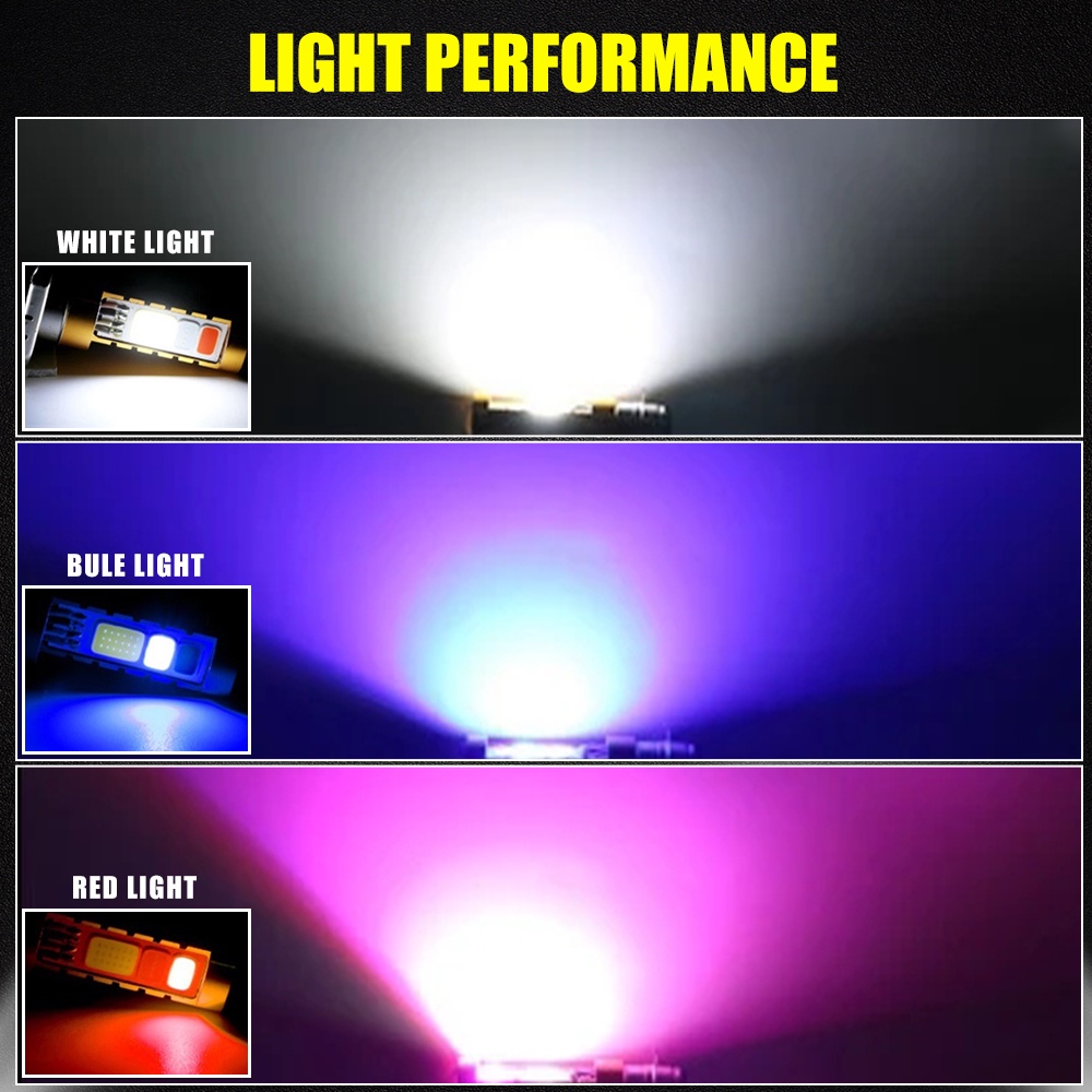Đèn Pha LED Thẳng DC H6 LED P15D H4 HS1 Cho Xe Máy