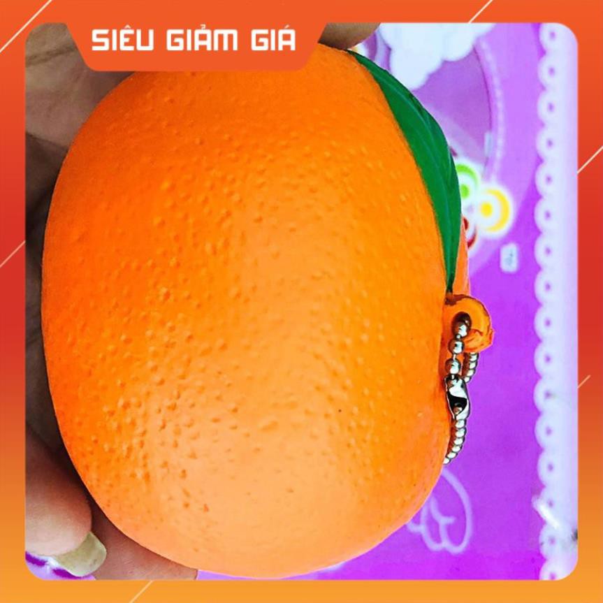 MÓC KHÓA SQUISHY QUẢ QUÝT CỰC MỀM