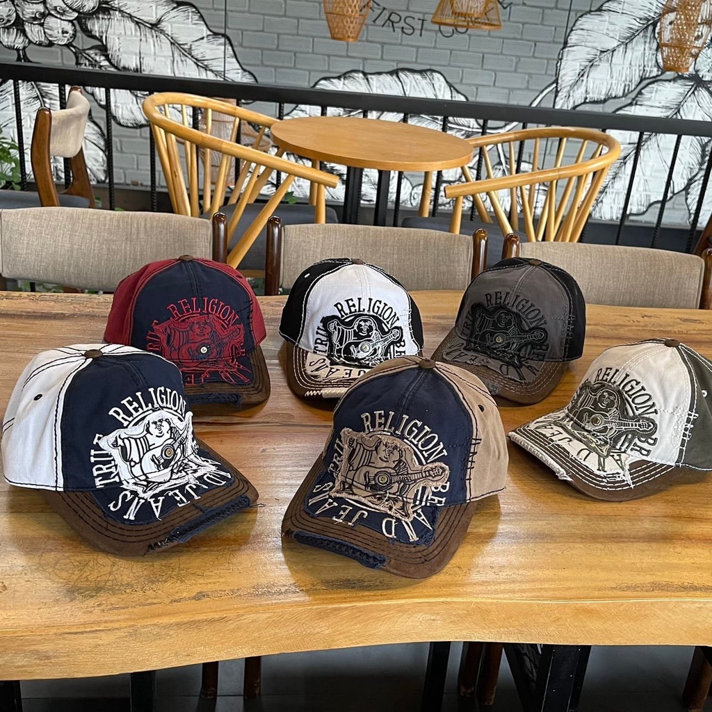 Nón ông địa - Mũ lưỡi trai True Religon hàng đẹp
