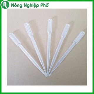 Ống bóp nhỏ giọt (đong phân bón) Pipet bóp đo giọt NHỰA có chi vạch chính xác 3ml - Nông Nghiệp Phố