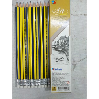 giá sỉ 10 bút chì gỗ có gôm GP04