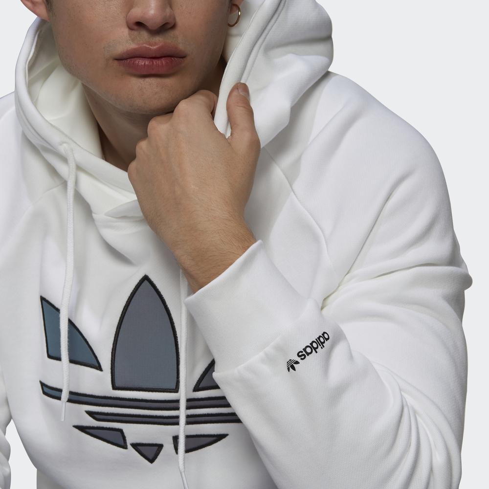 Áo Hoodie adidas ORIGINALS Nam Áo Hoodie Ba Lá Cắt Mảnh Adicolor Màu trắng H41404