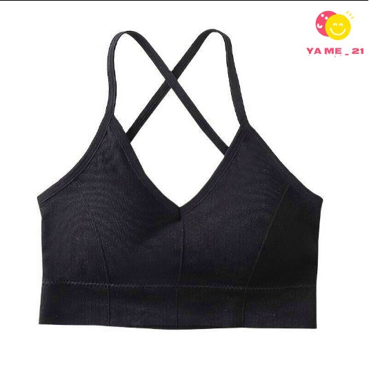 Áo Bra Đẹp Cotton Tăm Siêu Xịn -  💖ÁO BRA, TẬP GYM, YOGA DÁNG CROPTOP KHÔNG GỌNG MẪU MỚI CO GIÃN TỐT