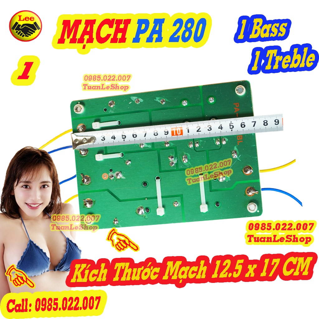02 MẠCH PHÂN TẦN 2 LOA PA 280 HÀN DÂY - GIÁ 2 MẠCH LOA JB280 CAO CẤP