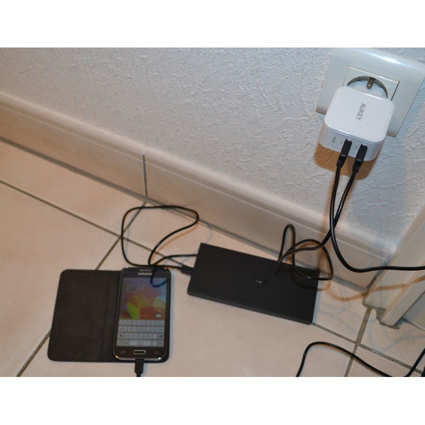 SẠC NHANH AUKEY 2 CỔNG PA-U38 24W