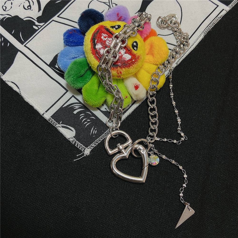 Vòng Cổ Dây Xích Mặt Trái Tim Thiết Kế Mã 22219