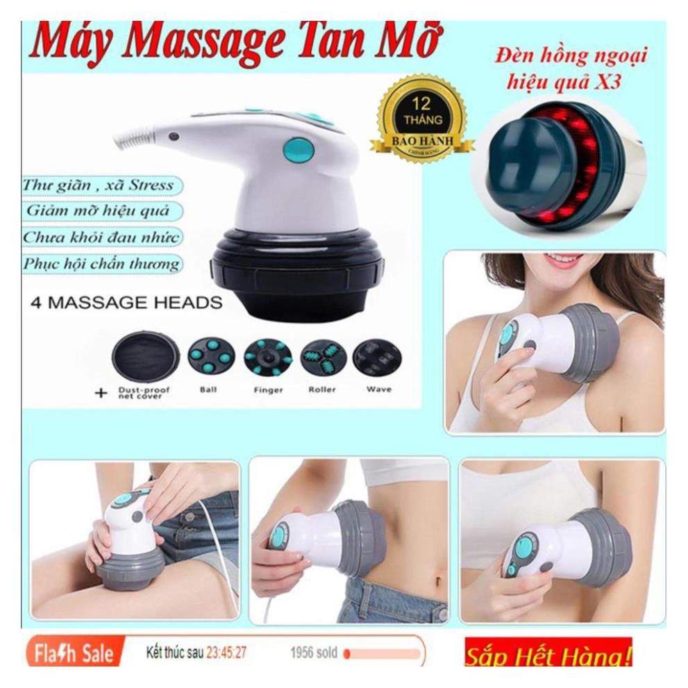 [SIÊU RẺ] Máy Massage Cầm Tay Body Innovation 4 in 1 tiện dụng