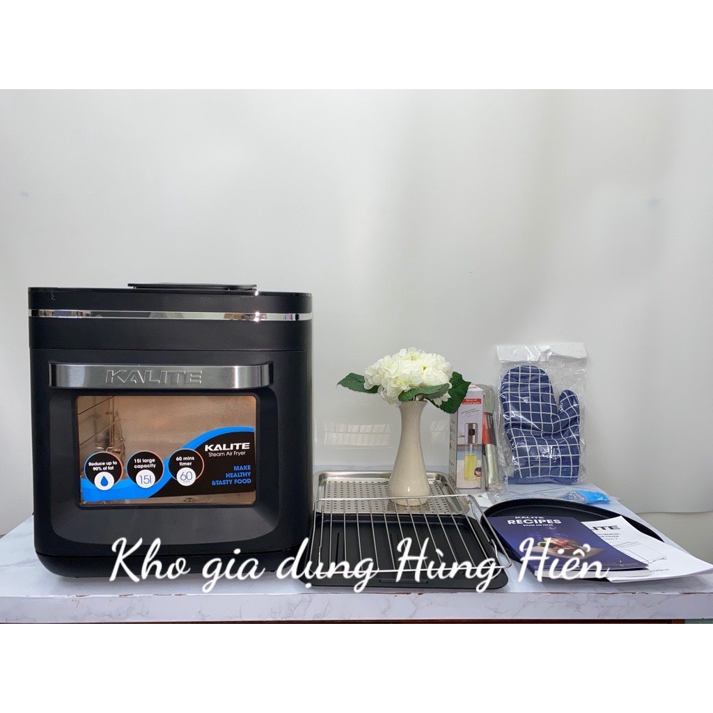 Nồi Chiên Không Dầu Hơi Nước Kalite Steam X Dung Tích 15L