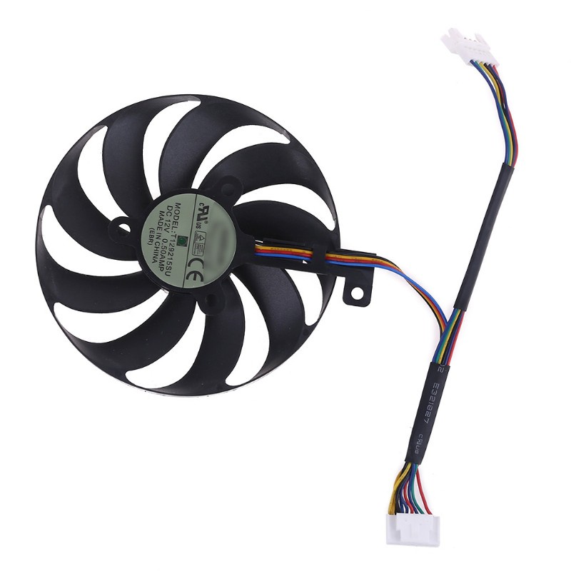 Quạt Tản Nhiệt Qj T129215Su 12v 0.5a 88mm Cho Asus Rx5700 Rx5700 Xt 8gb