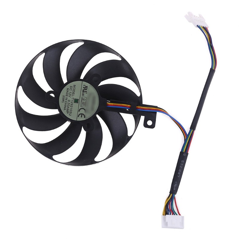 Quạt Tản Nhiệt Qj T129215Su 12v 0.5a 88mm Cho Asus Rx5700 Rx5700 Xt 8gb | BigBuy360 - bigbuy360.vn