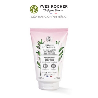 Sữa Rửa Mặt Làm Sáng Da Dạng Bọt Yves Rocher - Bright Botanical Brightening Cleansing Milky Foam Tube 125ml