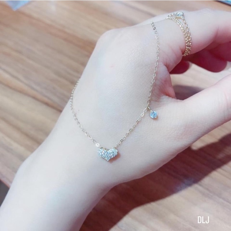 Dây Chuyền Bạc, Trái tim cách điệu tạo nên vẻ dịu dàng cuốn hút Mainomi Shop Bạc Xinh