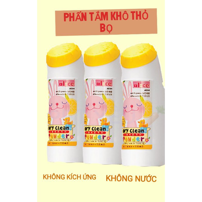 Phấn tắm khô dành cho thỏ bọ