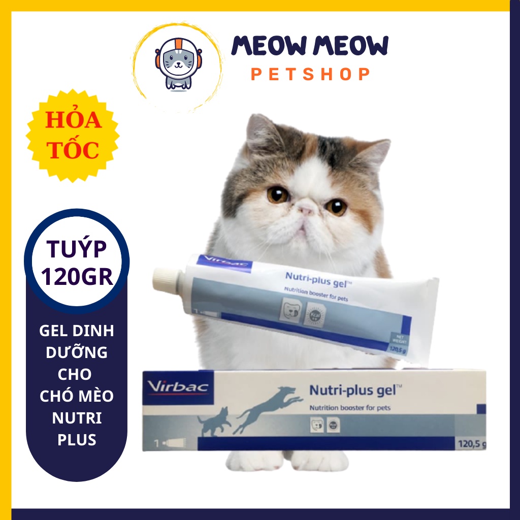 Gel dinh dưỡng cho mèo Nutriplus Gel | Tuýp 120.5g | Gel bổ sung dinh dưỡng cho mèo.