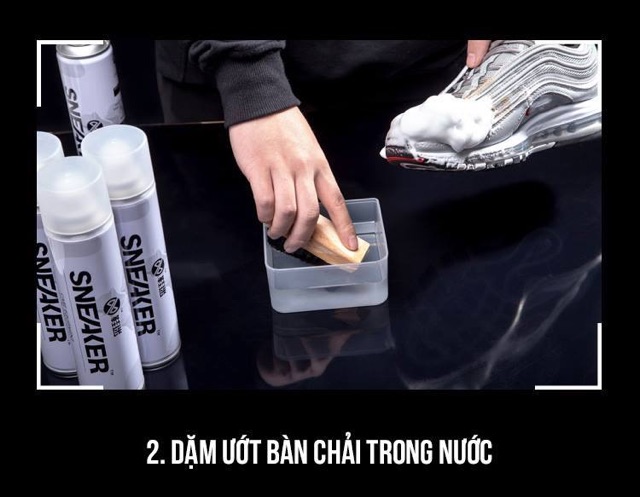 [SALE 10%] Bình xịt bọt tuyết vệ sinh giày dép Sneaker 300ml