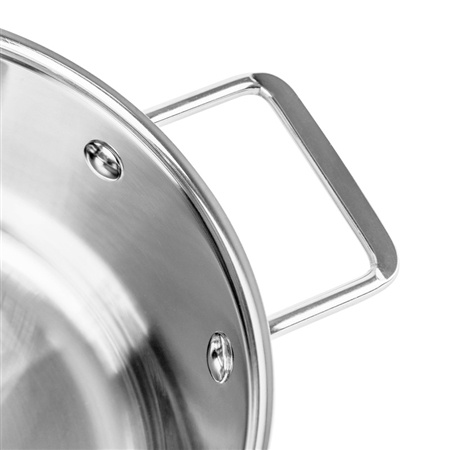 Bộ nồi inox Elmich ⚡ CHUẨN CHÍNH HÃNG ⚡ Bộ nồi inox liền khối Elmich Trimax XR EL-8075 size 16, 20, 22 chảo 26cm