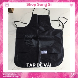 Tạp Dề Đen Có Túi Thấm / Chống Thấm