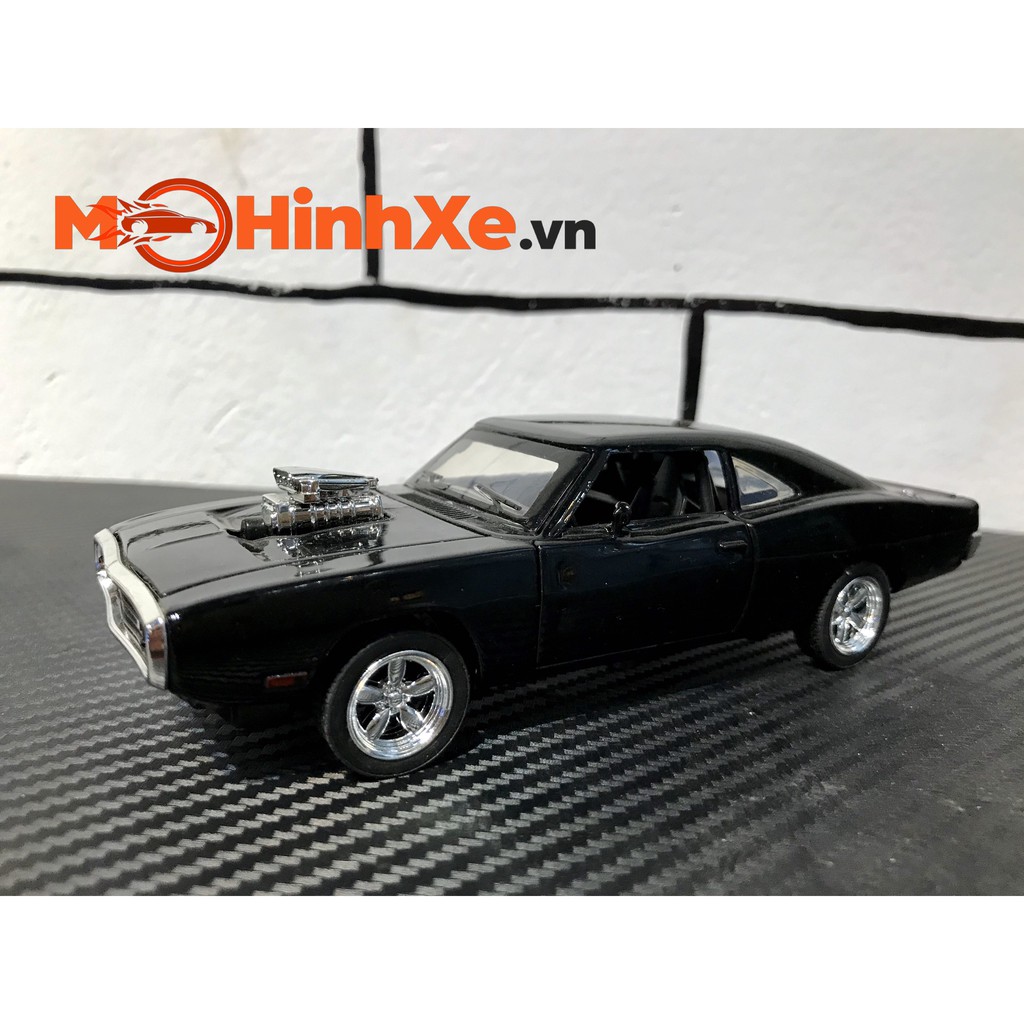 Mo Hình Xe Dodge Charger RT 1970 1:32 Mini Auto