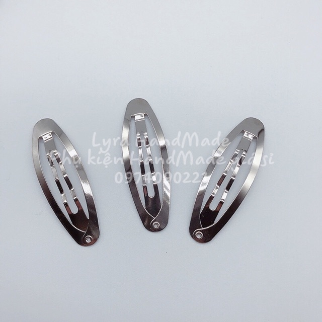 Kẹp tóc bầu dục 5cm