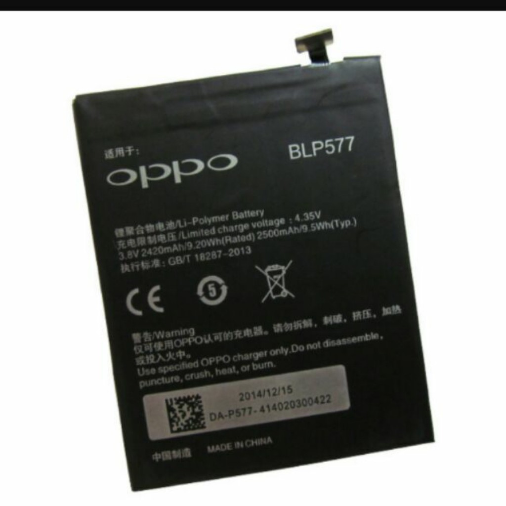 pin oppo R3 / BLP 577 xịn bao hanh 6 thang /OP12