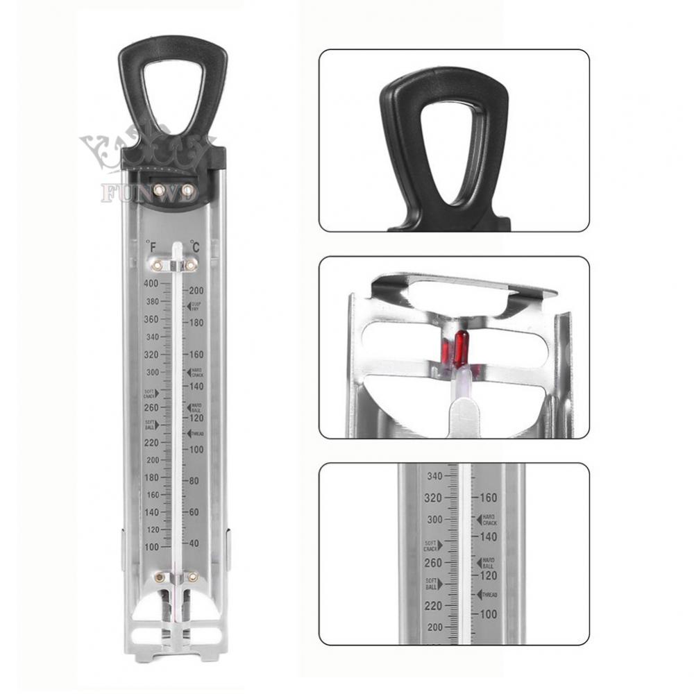 【FUNWD】Thermometer Thermometer Transparent PVC Shell Candy Home Cooking Hanging