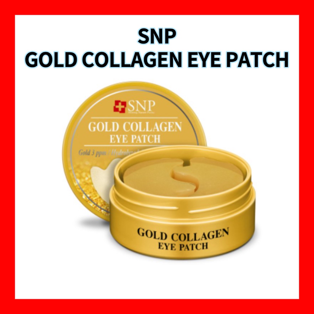 SNP Set 60 mặt nạ mắt collagen vàng đồng phong cách Hàn Quốc