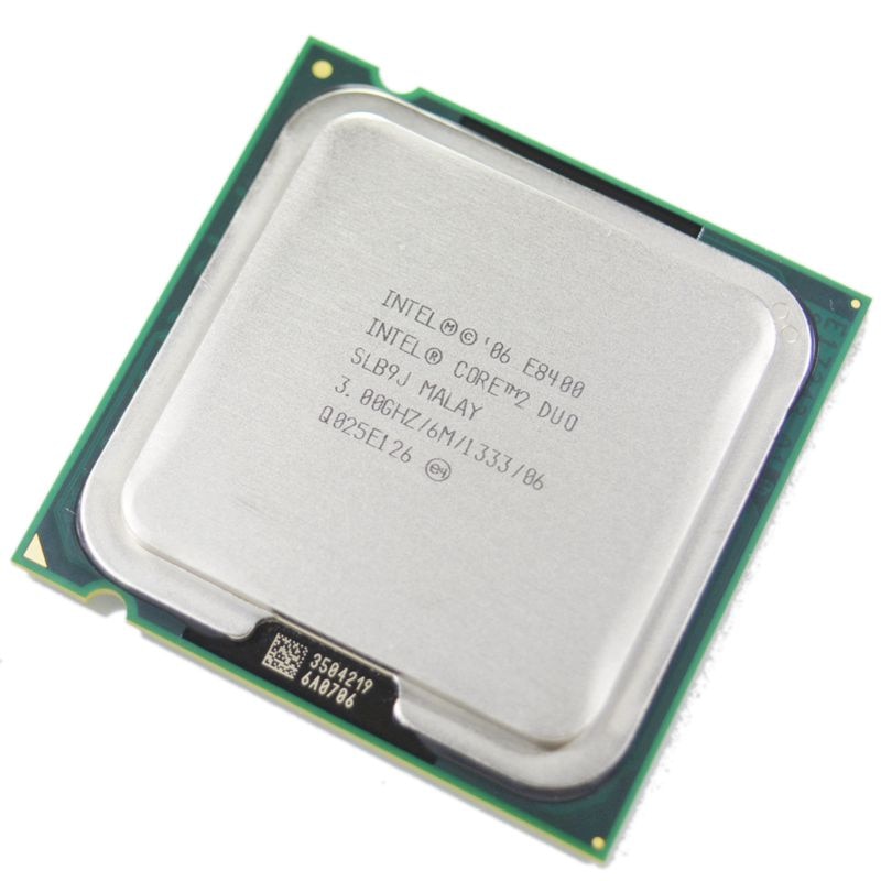 Ổ Cắm Kép 100% Intel Core 2 Duo E8400 3.0ghz 6m 1333mhz 775 Cpu | BigBuy360 - bigbuy360.vn
