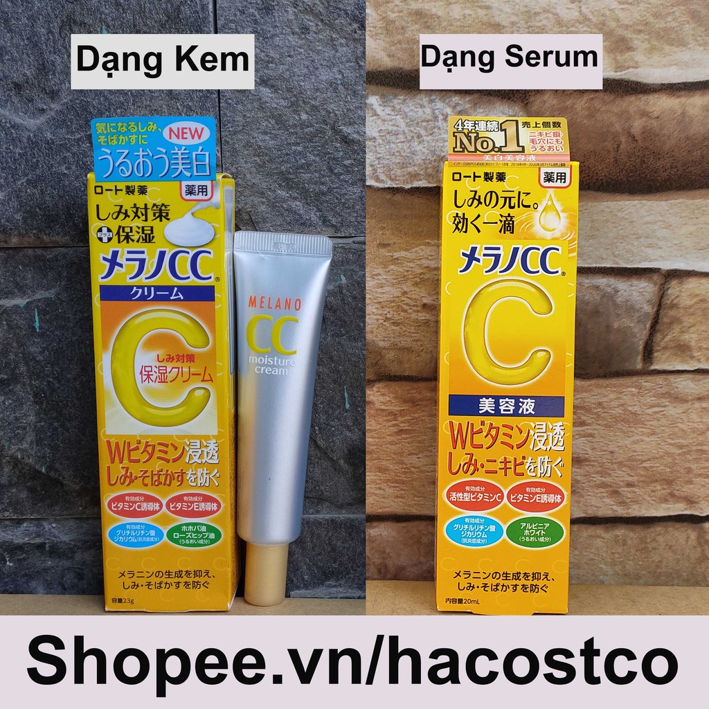 Kem dưỡng Serum Vitamin C Melano CC Rohto Nhật Bản 20ml