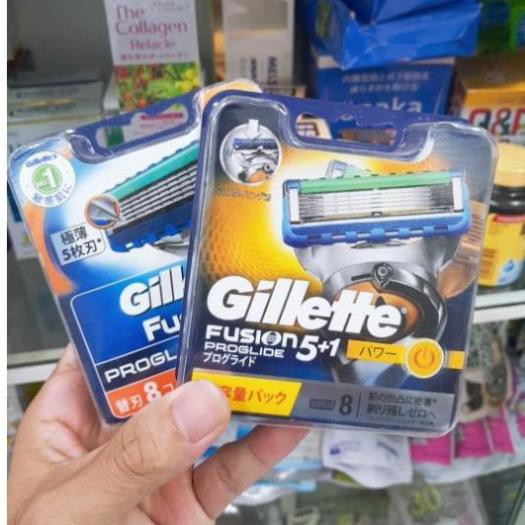 Vỉ 8 lưỡi dao cạo râu Gillette Nhật Bản