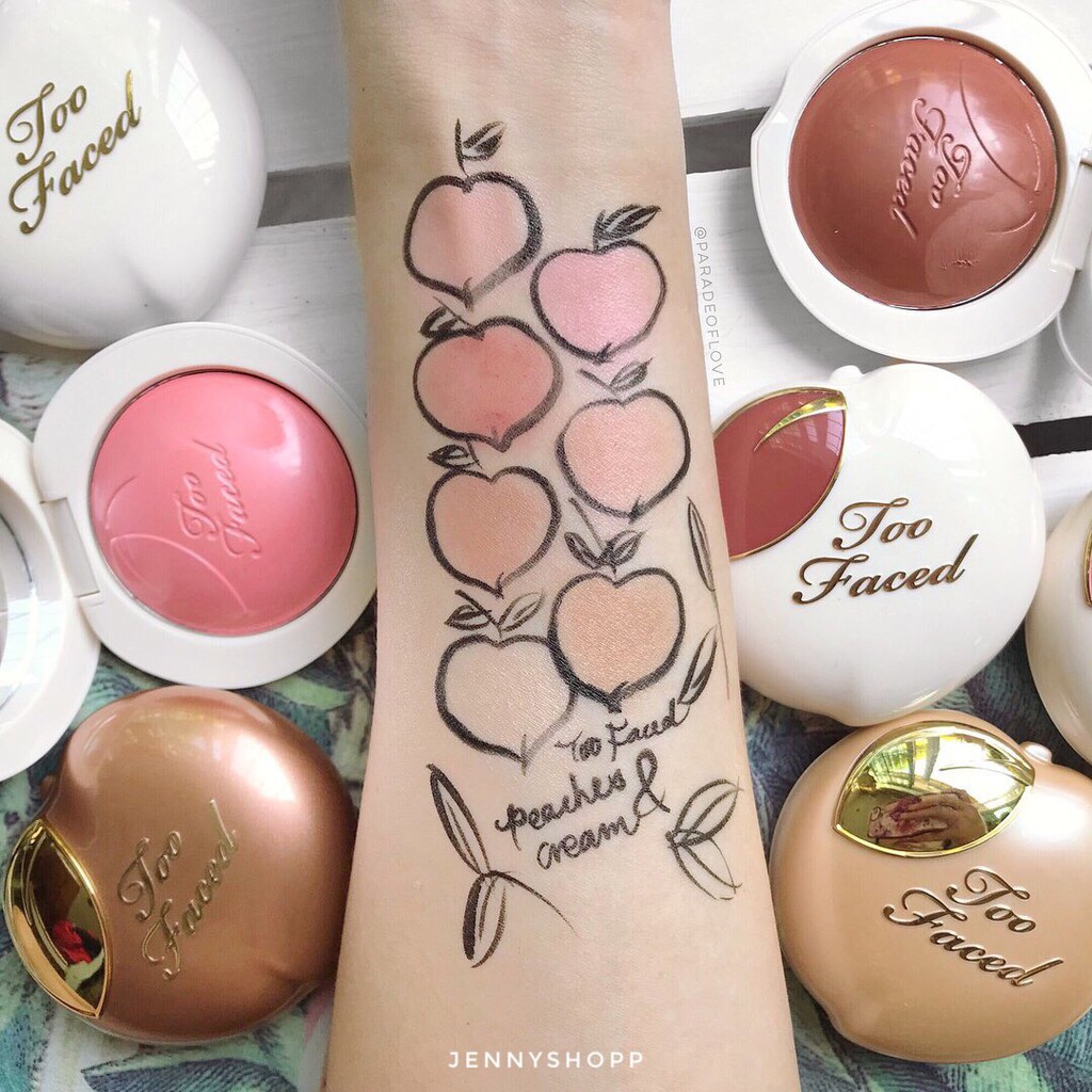 Phấn Má Too Faced Peach My Cheeks Melting Powder Blush