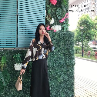 Áo sơ mi họa tiết QA13