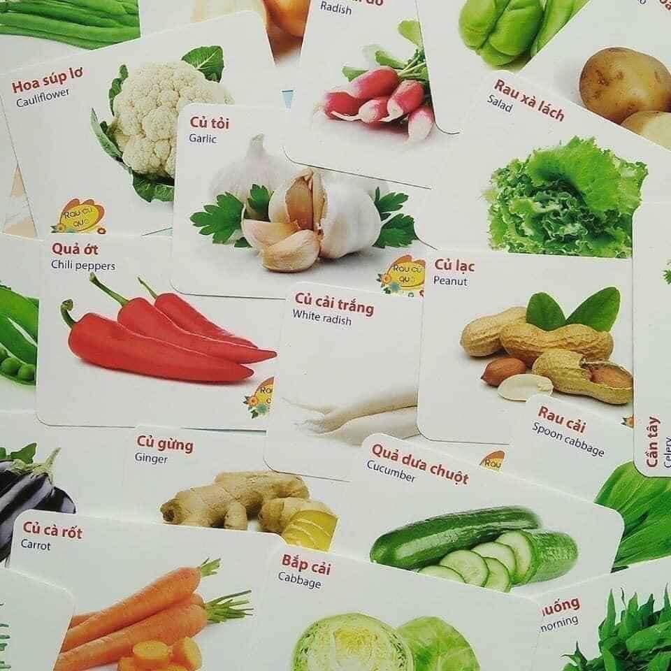 Bộ thẻ học 16 chủ đề thẻ học thông minh cho bé