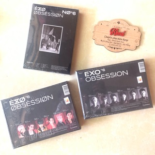 Album ảnh EXO OBSESSION hàng nguyên seal