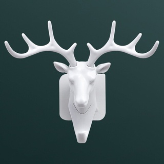 Unique three-dimensional deer head wall hanger