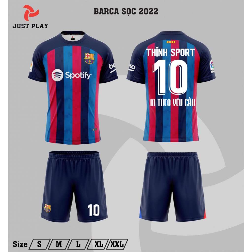 ÁO ĐÁ BANH CLB BARCELONA 2022 MỚI NHẤT