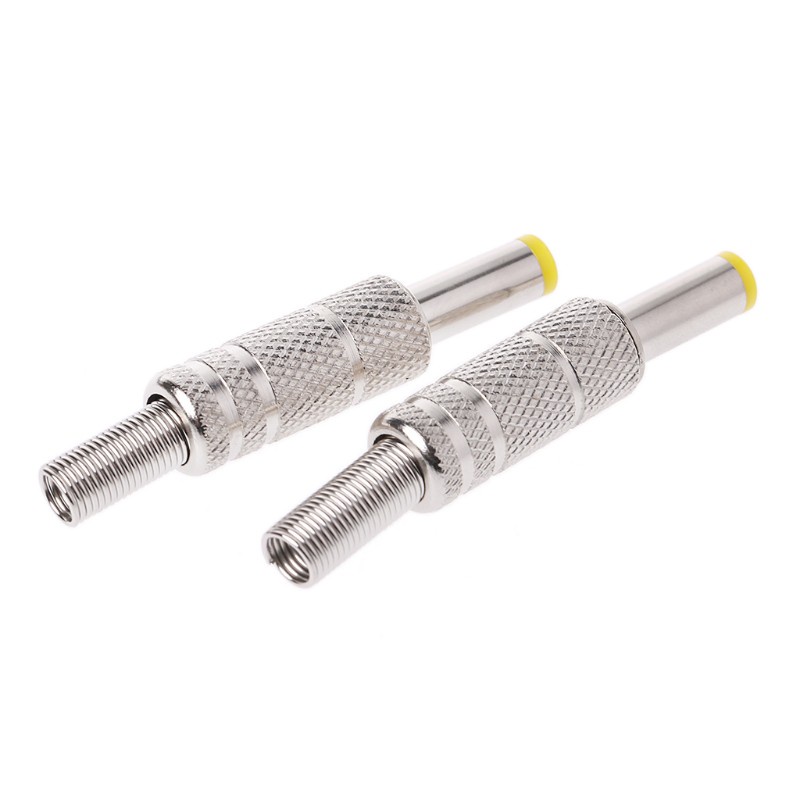 Set 5 đầu nối nguồn DC 5.5x2.1mm bằng kim loại đầu vàng