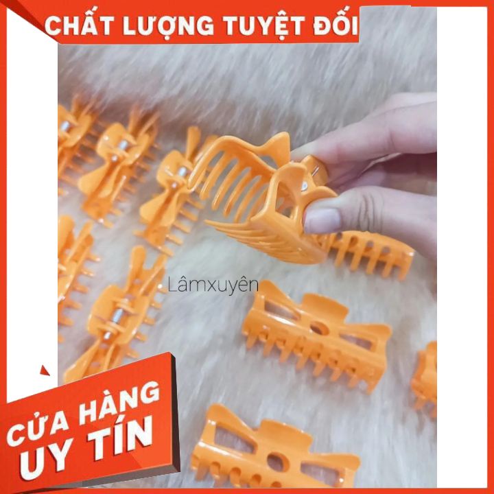 Kẹp càng nhựa cho trục máy uốn khi uốn nóng màu vàng 12 cái  chính hãng  siêu cứng quấn cực chặt Nhựa dẽo độ bền cao