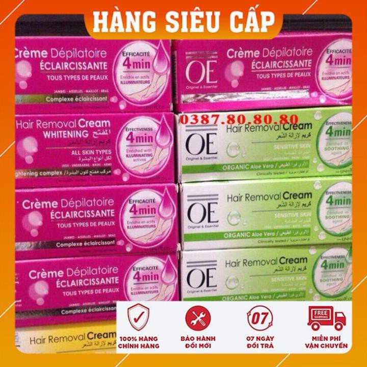 [ FreeShip - CHÍNH HÃNG ] Kem tẩy lông OE pháp chính hãng/ Kem tẩy lông vùng kín, lông nách, lông chân và dưỡng trắng da